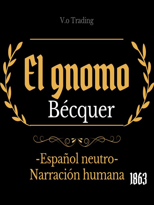 Title details for El gnomo by Gustavo Adolfo Bécquer - Wait list